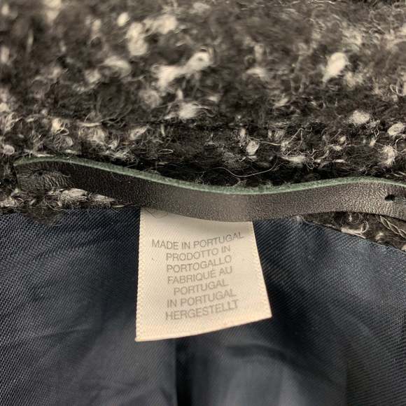 PS by PAUL SMITH Black Grey Tweed Wool Blend Coat - Picture 5 of 7